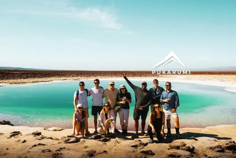 Excursion aux lagunes cachées de Baltinache, lagunes salées turquoise près de San Pedro de Atacama